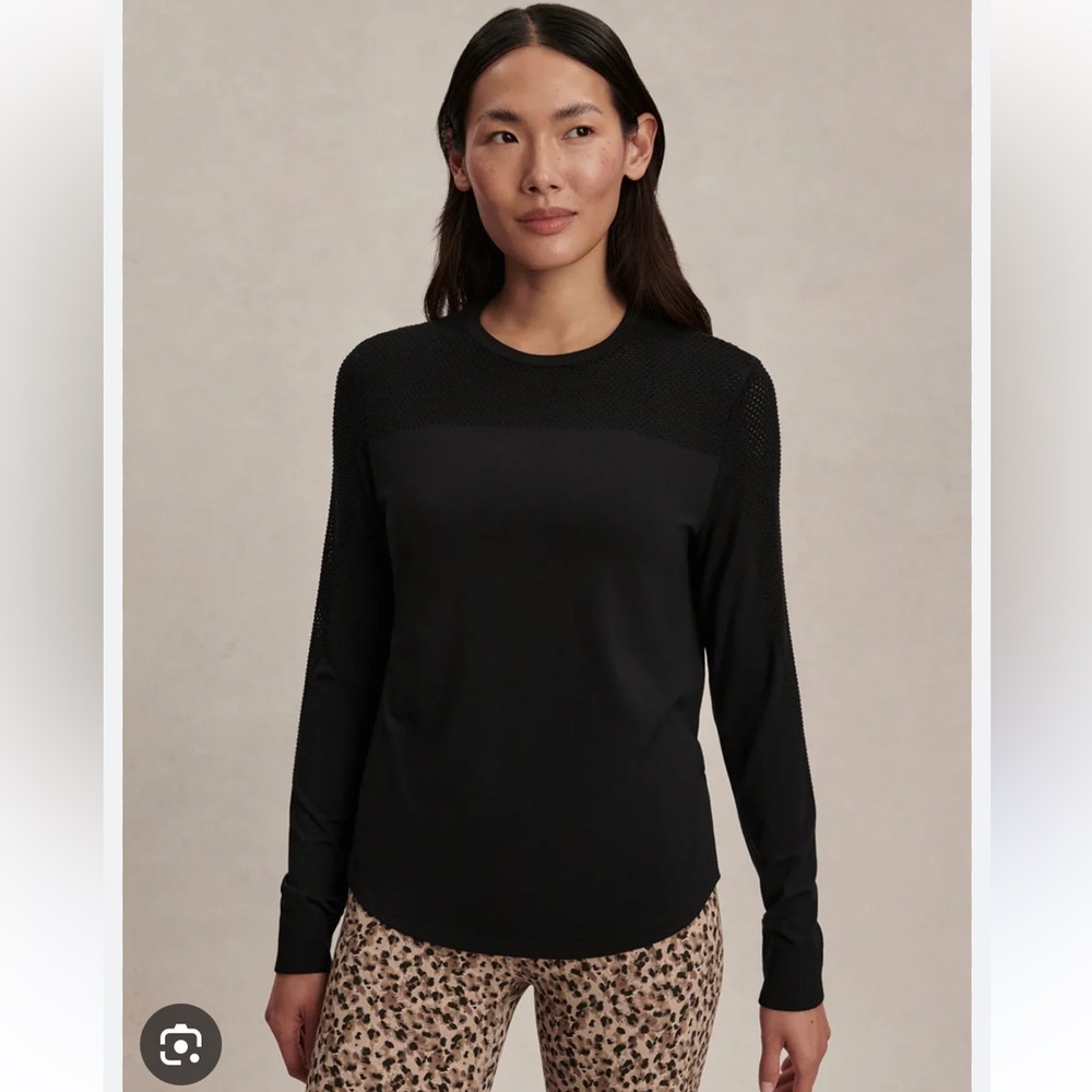 Varley Samia Seamless Long-Sleeve Tee Black